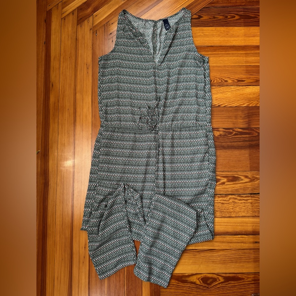 GAP Green Coral Jumpsuit